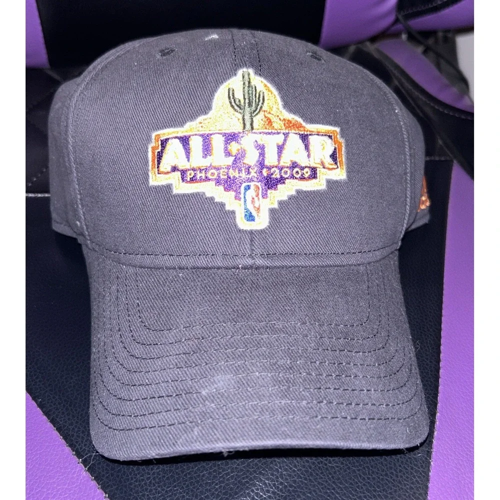 2009 NBA All-Star Game Phoenix Adidas Hat Cap ASG Black Strap‎ Back Adjustable